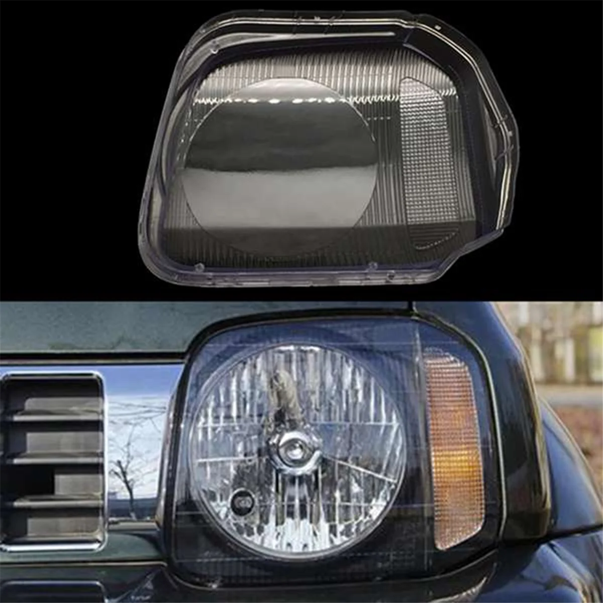 

1 Pair Head Light Lamp Cover Car Lights Cover for Suzuki Jimny 2006-2016