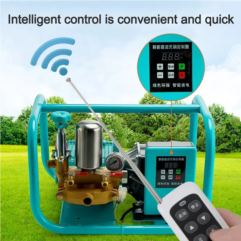 1200W Electric Sprayer Agricultural High Pressure For Use Pesticide Spray Machine Handheld Irrigation Equipment 48V 60V 72V 220V