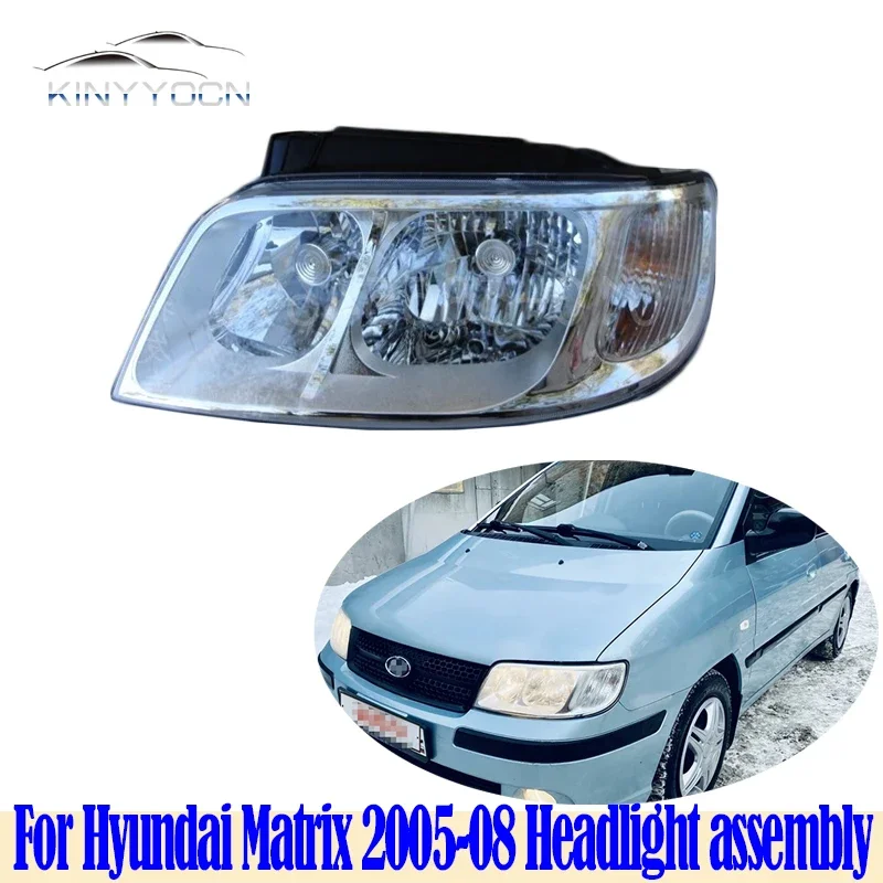 Faro Delantero Original para Hyundai Matrix 2005 2006 2007 2008, Conjunto de Faro Delantero