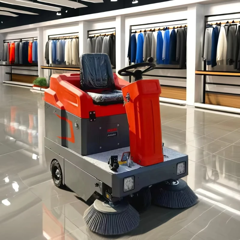 Electric Ride-on Street Sweeper  Commercial Industrial Supermarket Property Ground Cleaning Equipment