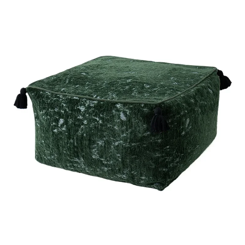 

French Retro Lazy Sofa Living Room Tatami Floor Cushions Cushioned Floorboards Bedroom Carpets Luxury Footstools