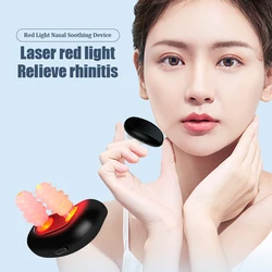 Smart Infrared Light Nose Massage Rhinitis Phototherapy Device Nasopharyngeal Care Laser Itchy Nose Relief Soothing Device