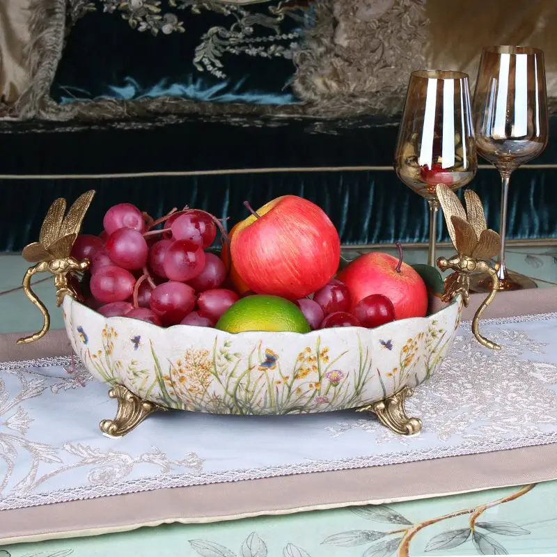 Creative fruit plate modern simple living room home high-end home accessories coffee table ornament