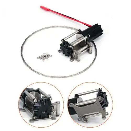 

LESU Metal Electric Capstan Winch for RC Foxy Crane DIY Crawler Model Remote Control Dumper Tractor Truck Toys Car Th05803-Smt3