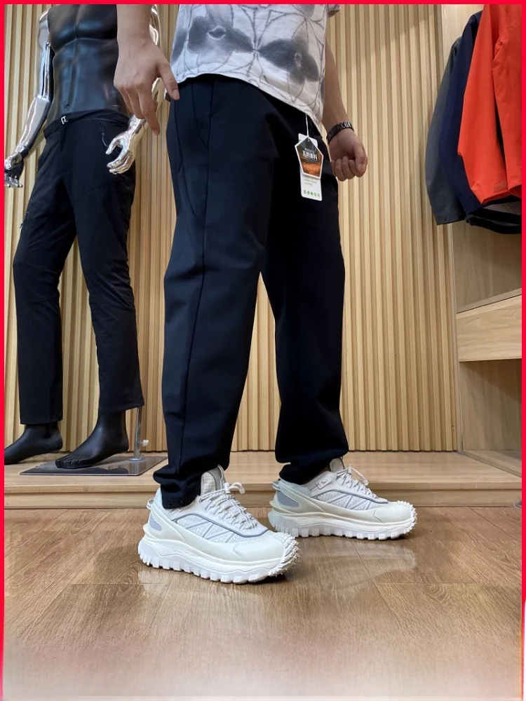 

Outdoor Softell Pants Men's Casual Warm Fce Windproof Fabric Sports Autumn Winter Straight Leg Pants Faion Urban Sle