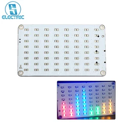4 Colors 8X8 FFT Audio Spectrum Analyzer DIY Kit Audio Indicator Voice Control LED Matrix Display Electronics Welding Suite 5V
