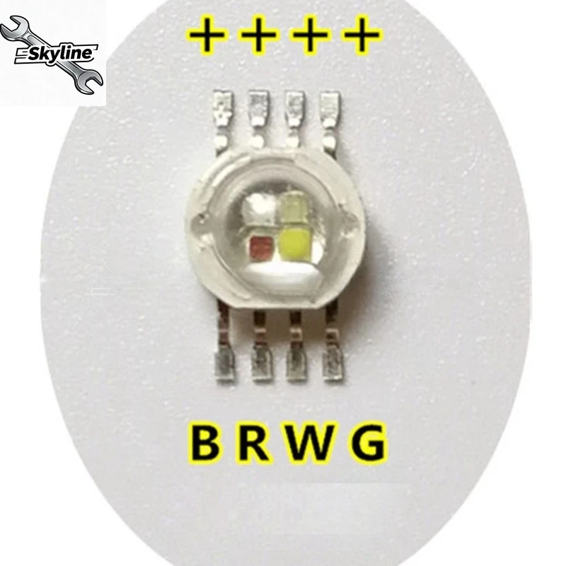 3w DIY LED Lamp Chip White/Warm White/ Red/Blue/Green Color 3 watt LED Lamp Bead 120Degree for Disco Stage LED Light Parts