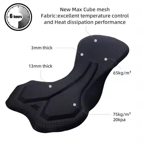 YKYWBIKE Men's Cycling Bib Shorts Road Bike Bibs Bicycle Tights Cycling MTB Bib Pants  with 6 Hours Padded Belgium Padding - Image 2