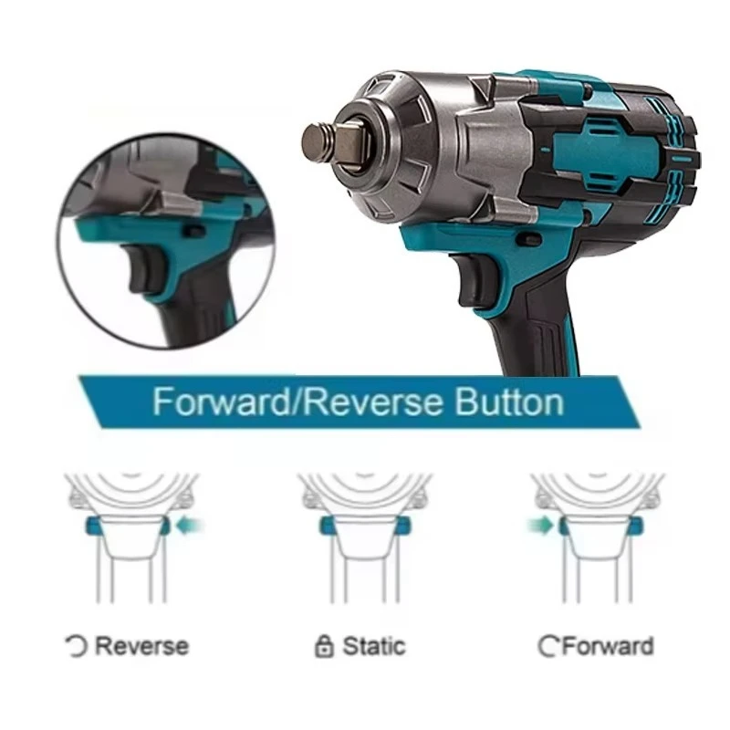 

High-Torque 3000N.m Brushless Impact Wrench 1&3/4\" Rechargeable Cordless Electric Wrench for Heavy Du ty Truck Repair