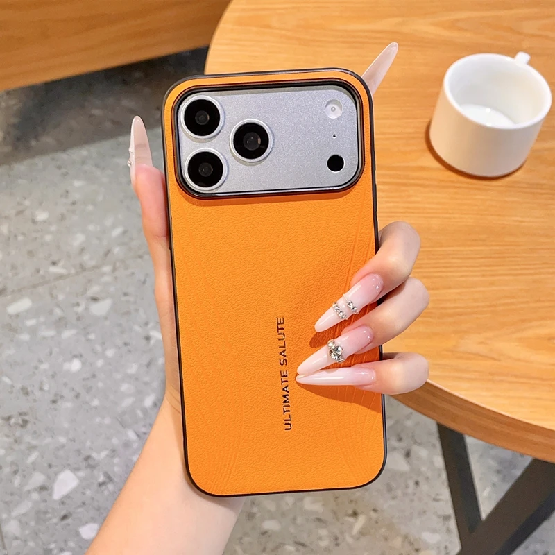 For iPhone 18 Pro Max 17 16 15 Pro Case Ultra-thin Skin-Friendly Matte Leather Shockproof Protection Hard Back Cover Accessories