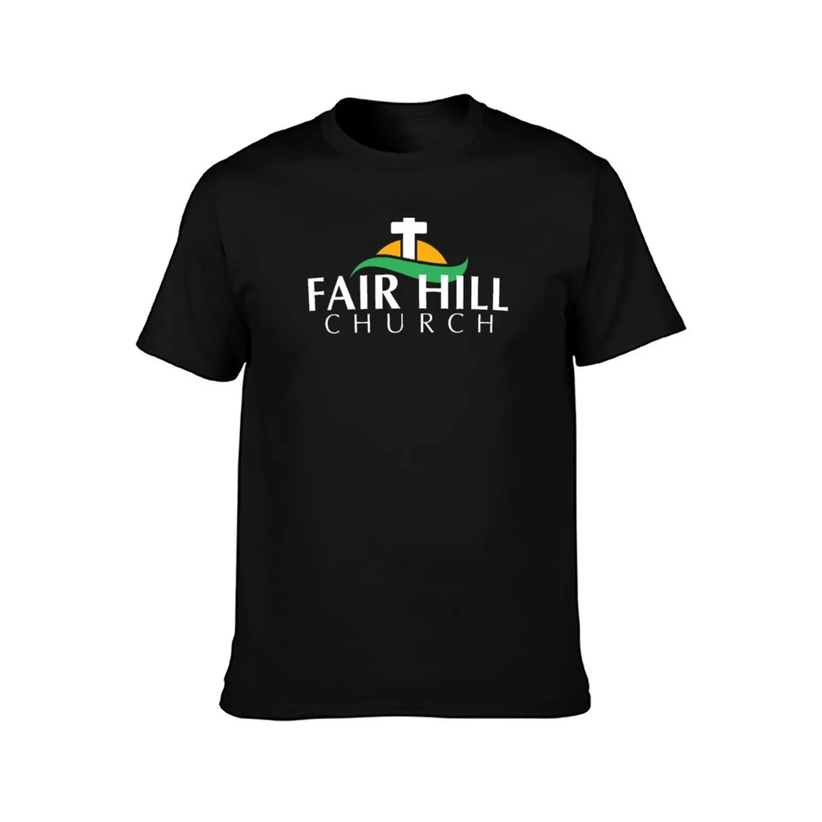 FHC Stacked Logo (3-color with white cross and words) T-Shirt Comfort Stretch Tee Shirt T-Shirt
