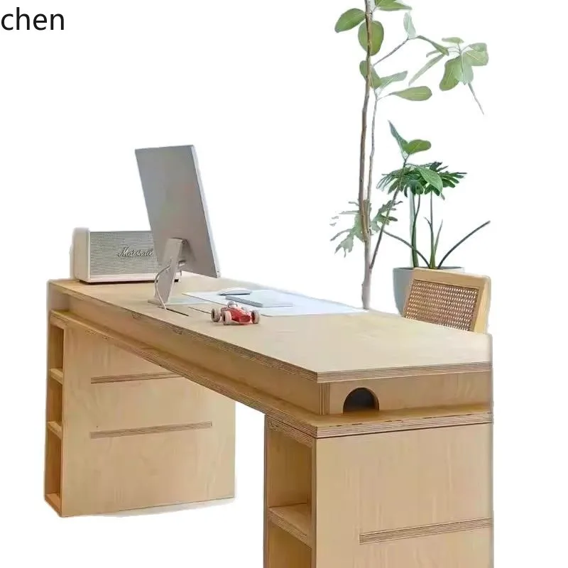 LXC Birch Ocean Board Office Desk Computer Desk Desktop Home Bedroom Modern Writing Desk
