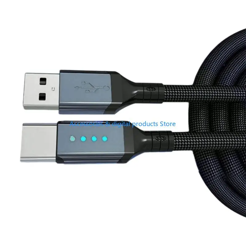 77JD Heavy Duty USB C Cable Fast Charging Supports Auto Stop Great for Laptop