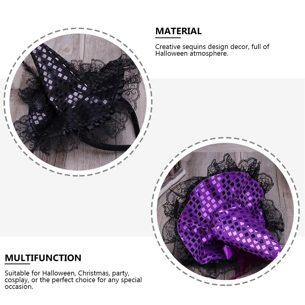 

2 Pcs Halloween Accessories Party Supplies Costume Accessory Headband Decorations