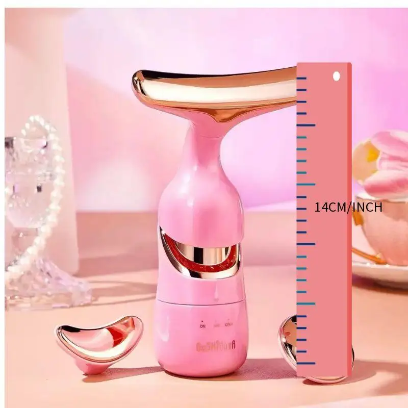 3-in-1 schoonheid gezichtsliftapparaat nek- en oogmassager anti-aging huidverstevigende rimpelverbetering gezicht slanker voor jeugdige Glo