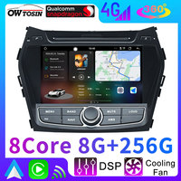 UIS7870 12G+256G Android 13 Car GPS Navigation Radio Stereo For Hyundai Santa Fe IX45 DM 2012-2018 360° Camera Bluetooth CarPlay