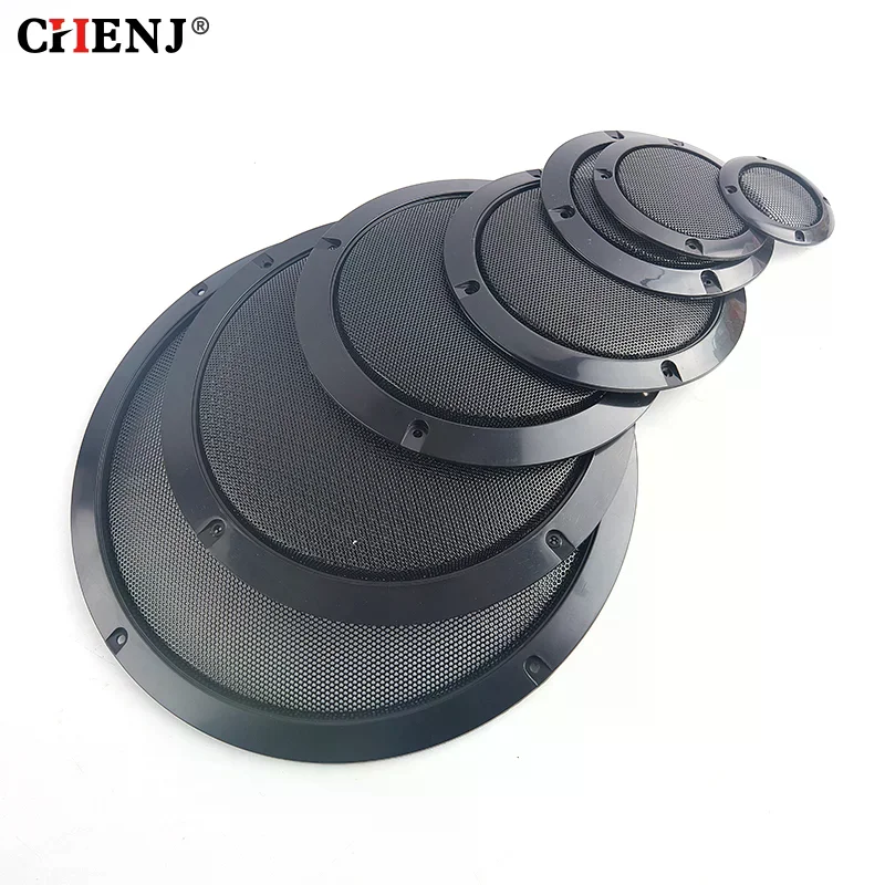 2/3/4/5/6.5/8/10 inch Speaker Net Cover High-grade Car home Mesh Enclosure Speakers Plastic Frame Metal iron wire grilles