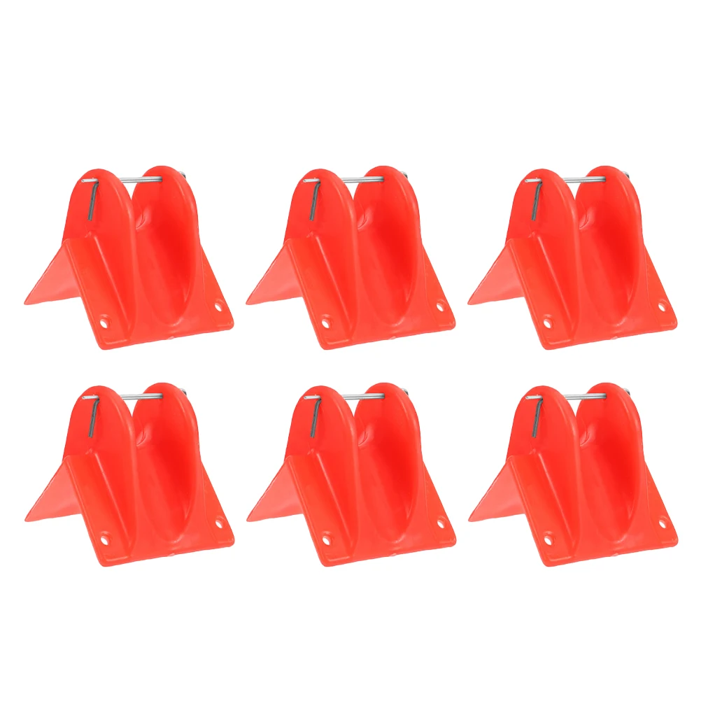 

6pcs Rope Edge Protector Lightweight Durable Climbing Ropes Guard for Corner Mountaineering Accessory Safety Equipment