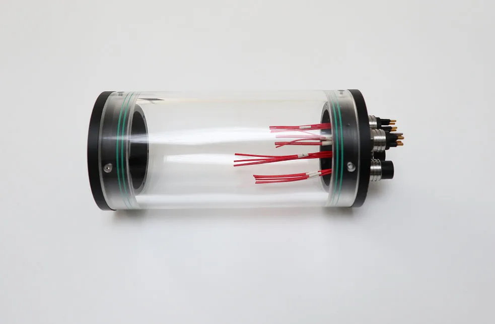 Acrylic Underwater sealed Cabin with Compression Resistance of 5 Megapascals and High Transparency Underwater ROV Accessories