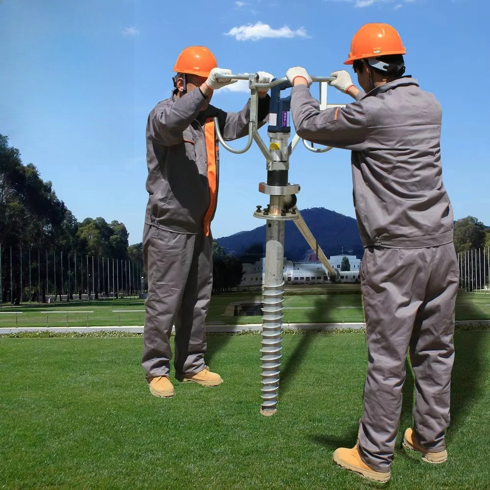 Spiral Earth Anchor Electric Drilling Machine for Ground Screw Fixing