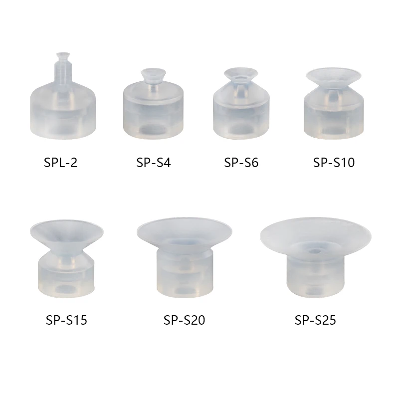 

10pcs/lot Robotic Vacuum Suction Cup Single Layer Silicone SPL-2 SPL-4 SP-S4 SP-S6 SP-S8 SP-S10 SP-S12 SP-S15 SP-S20 SP-S25