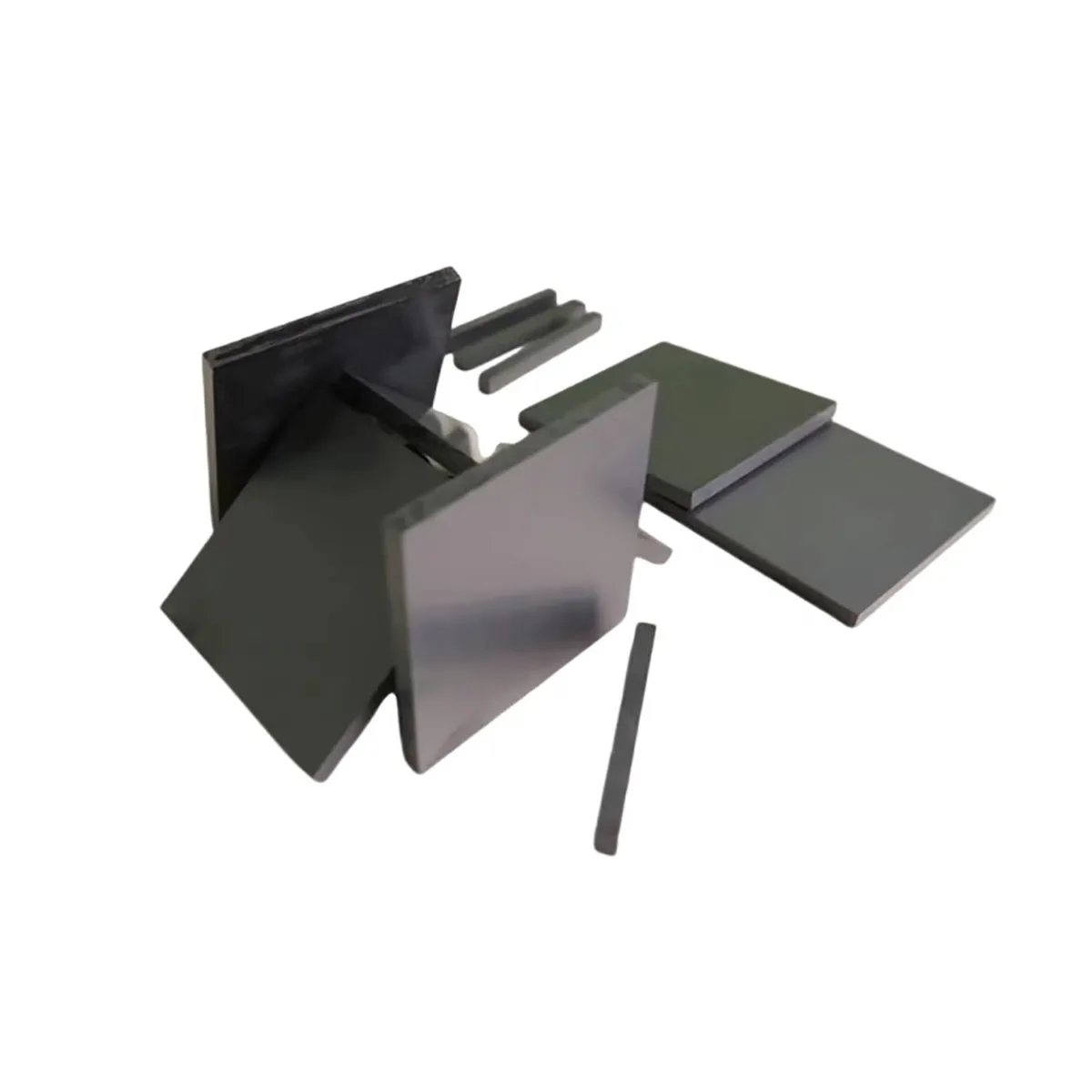 Silicon Carbide Ceramic Sheet SiC Plate 50/100/150/200/300 Wear Resistant Fireproof