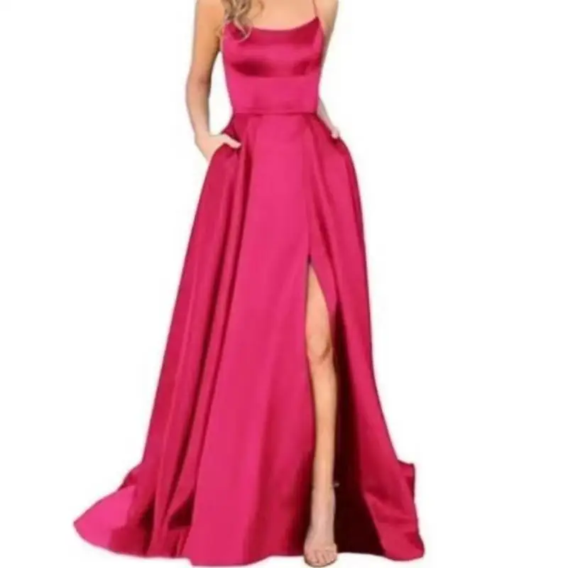 Cleanfit H Version demoiselle d'honneur Dres transfrontalier t-shirt quart Sve 00% lin tissu Ciwalk approprié femmes Dres