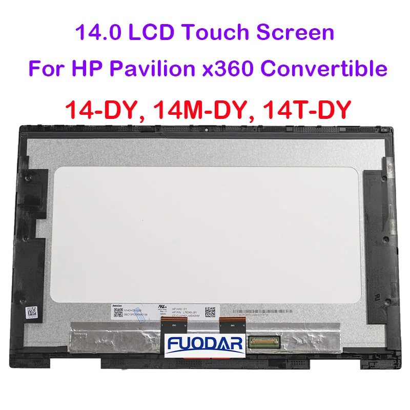 

ЖК-дисплей с сенсорным экраном 14.0 для HP Pavilion x360 Convertible 14-DY 14T-DY000 14M-DY1023DX 14-dy0503la 14-dy1028TU