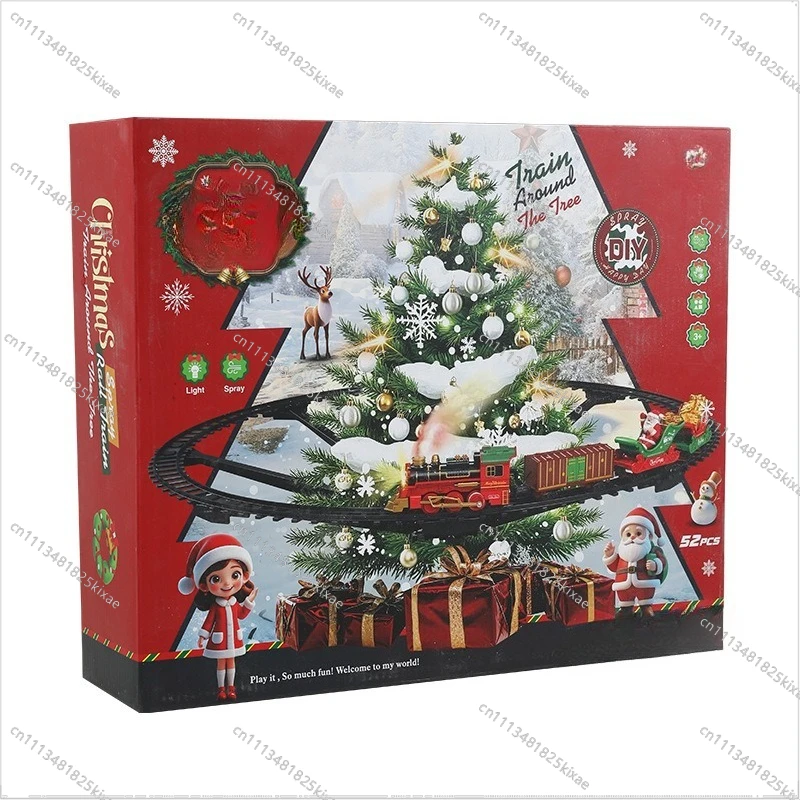 For Spinning Tree Top Star Electric Santa Elk Christmas Tree Top Star Children's Toy Gift
