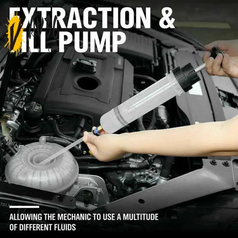 

AV36-Car Oil Fluid Extractor Siphon Pump Brake Fluid Syringe Pump Auto Manual Suction Vacuum Fuel Hand Pump 500Ml