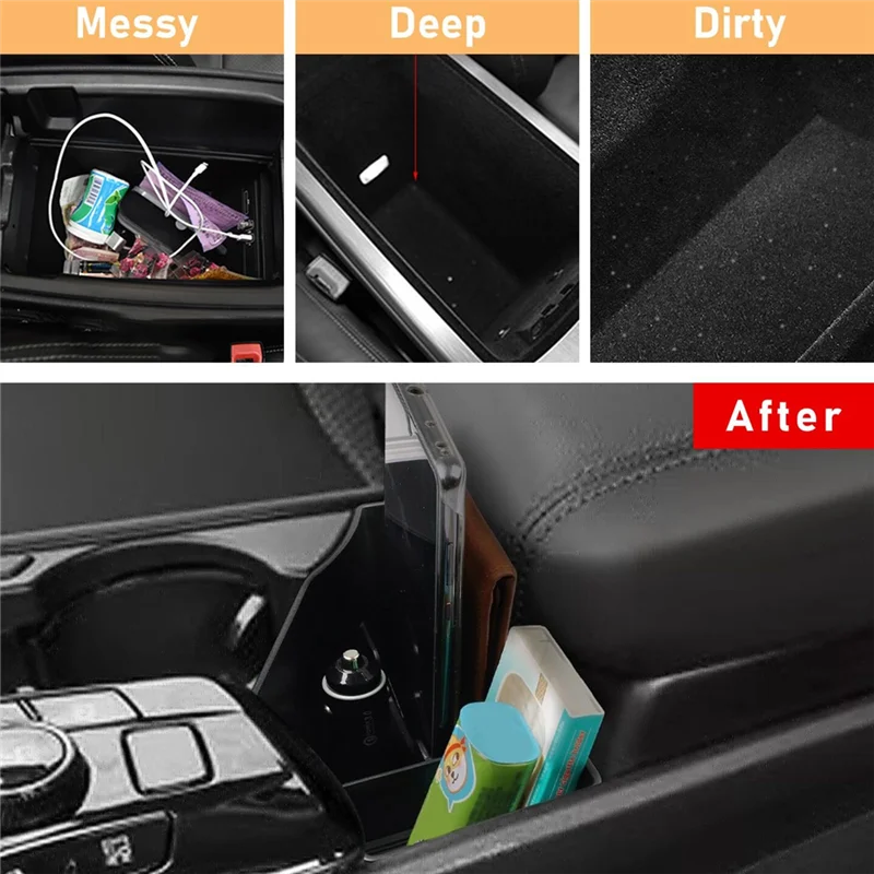 

Премиальный органайзер для центральной консоли, вставной лоток для Kia Sportage 2023 2024, ящик для хранения аксессуаров для интерьера