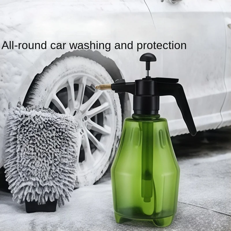 1.5L Car Wash Spray Bottle Wash Can Hand-held Car Wash Watering Car Home Gardening Air Pressure Sprayer Cleaning Tools view 5