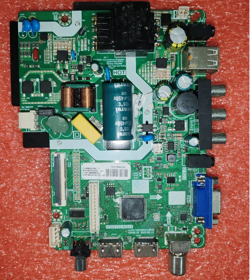 NTU6710.4G102 NTM3663X.4G101 اللوحة الأم للتلفزيون ثلاثة في واحد، تم اختبارها جيدًا، صورة مادية، موديلين