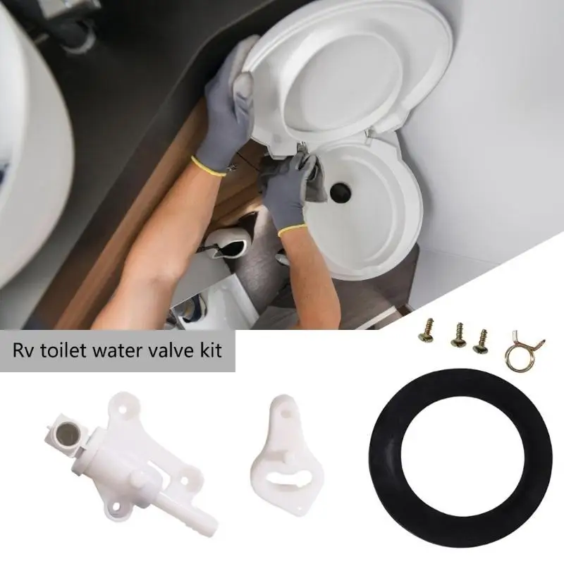 

31BC 34100 Campers Water Valves Replacements for Lite Model Toilets Wear Resistant Nylon