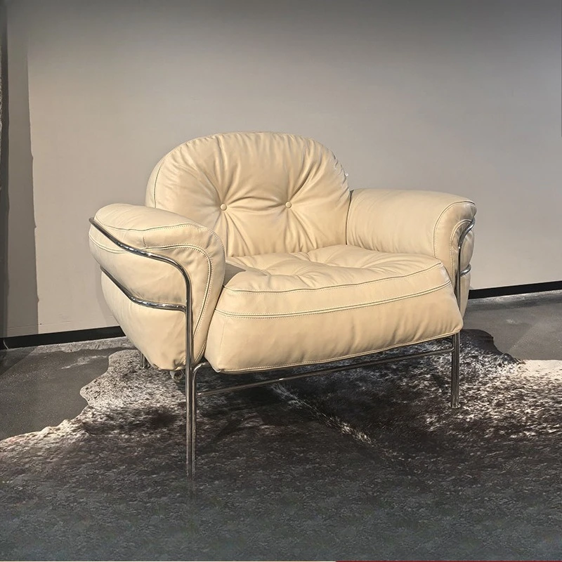 

Light luxury living room apartment single sofa chair clothing store rental room leisure chair office reception small sofa chair