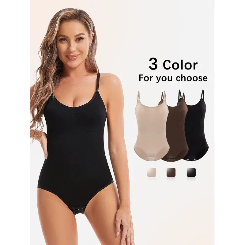 Women's Sexy Shapewear Seamless Slimming Butt Lifter Full Body Shaper Smooth Out Bodysuit Open Crotch High Elastic Body Suits