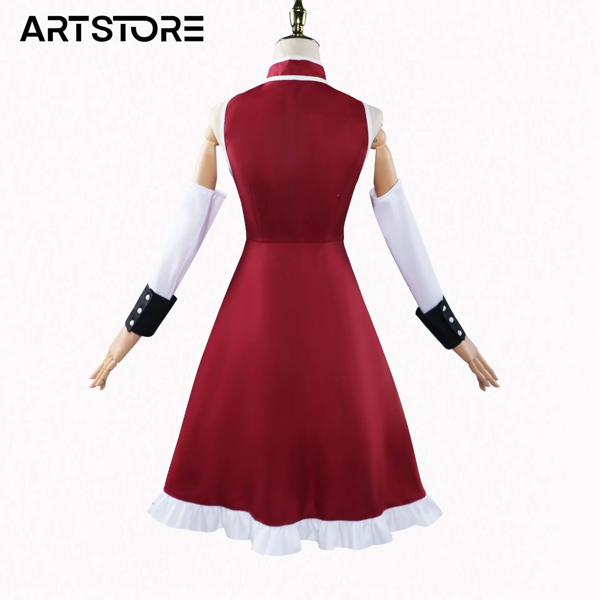 Puella Magi Madoka Magica Kyoko Sakura Cosplay Costume Role Play Comic Con Dress Hallowmas Party Wigs Anime Prop