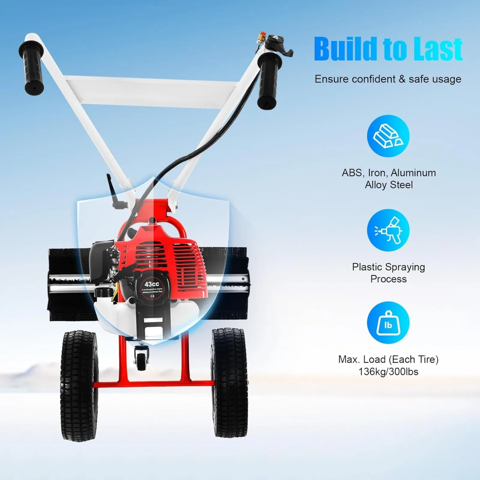 

Highly Efficient Time-Saving Snow Blower Petrol Engine Broom Sweeper with Petrol Engine Sweeper Snow Shovel Snow Clearing
