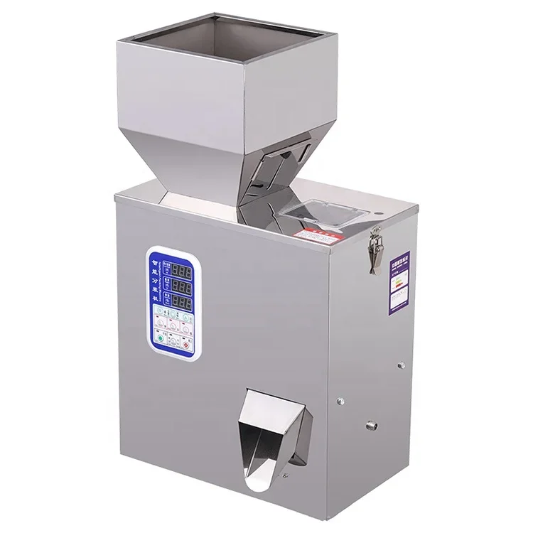 Multi-function 5-200g Small Mini Flour Coffee Herbs Seeds Tea Beans Sugar Filler Tea Bag Packing Filling Machine