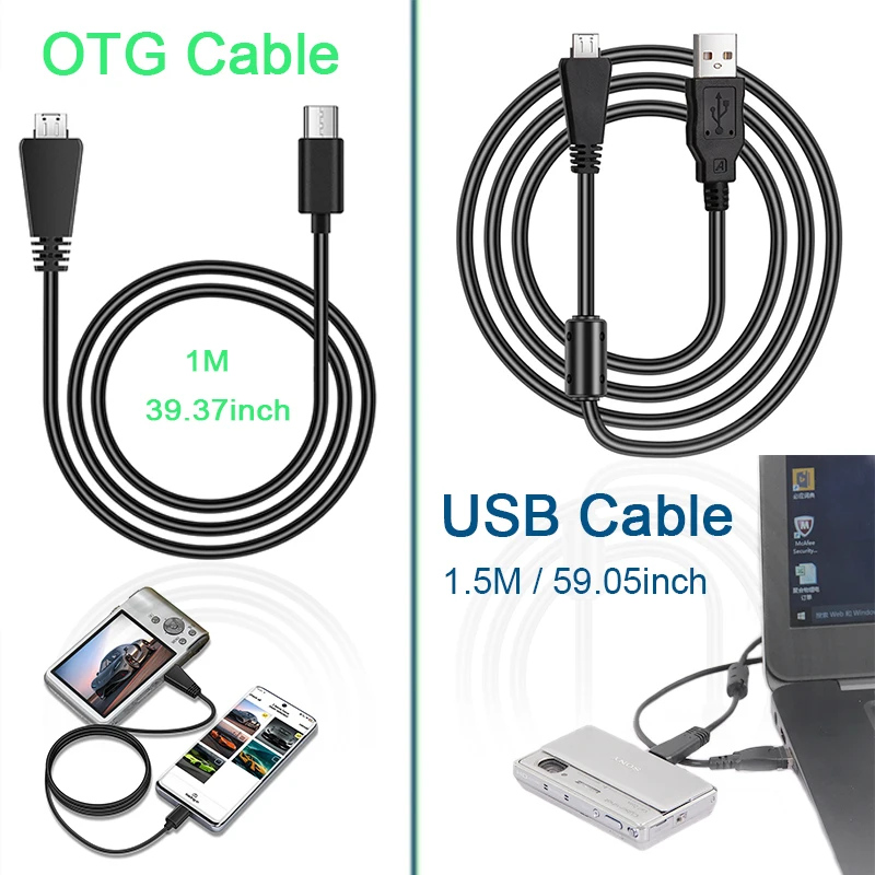 USB kablosu/OTG kablosu Sony VMC-MD3 DSC-T99 T110 H70 TX5 TX7 TX9