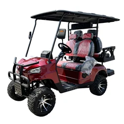 2024 New Multifunctional Hunting Golf Buggy 4 Wheel 6 Seater Golf Cars Adults Vehicle Electric Golf Cart Lithium