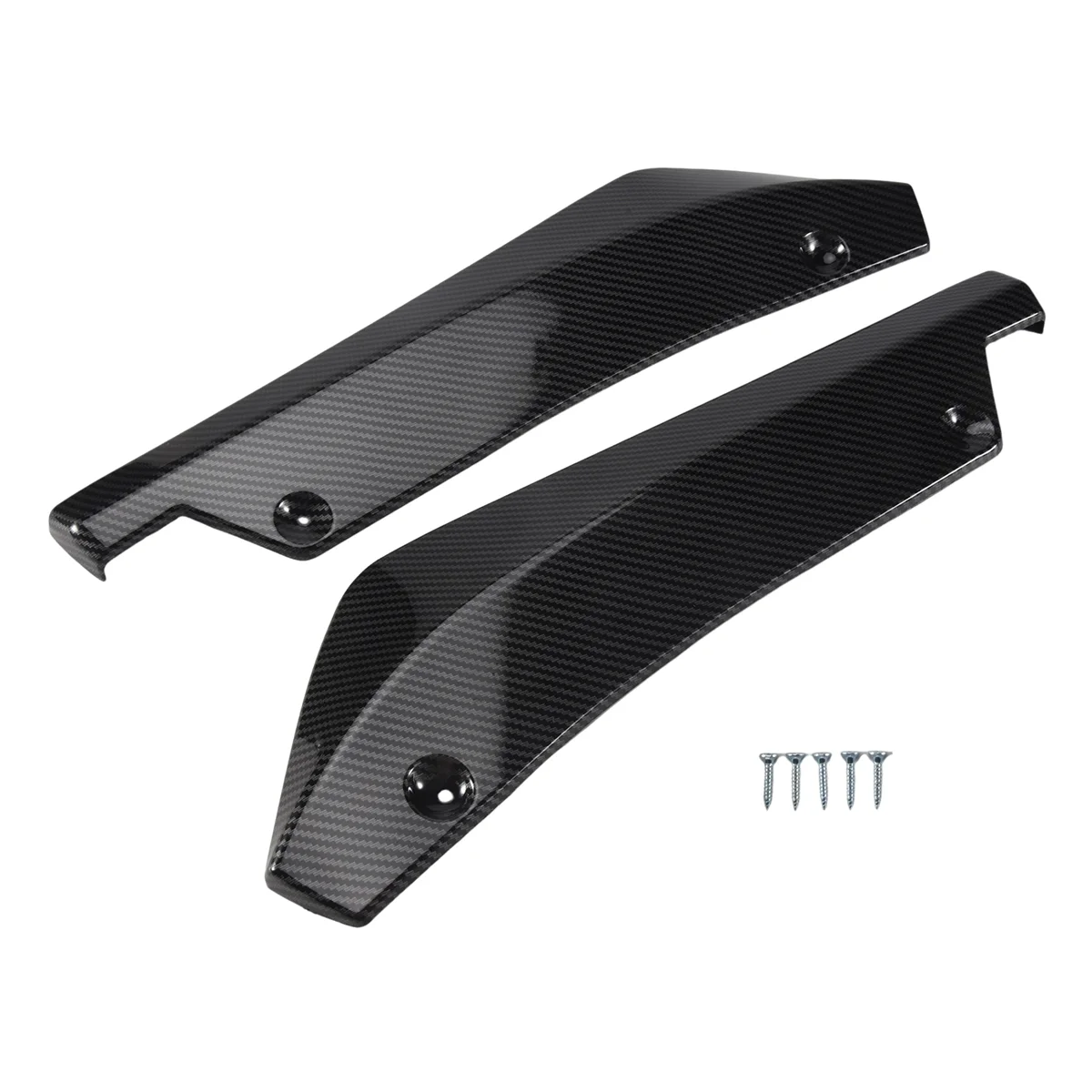 X59A_2 x Car Carbon Fiber Rear Bumper Lip Diffuser Splitter Protector