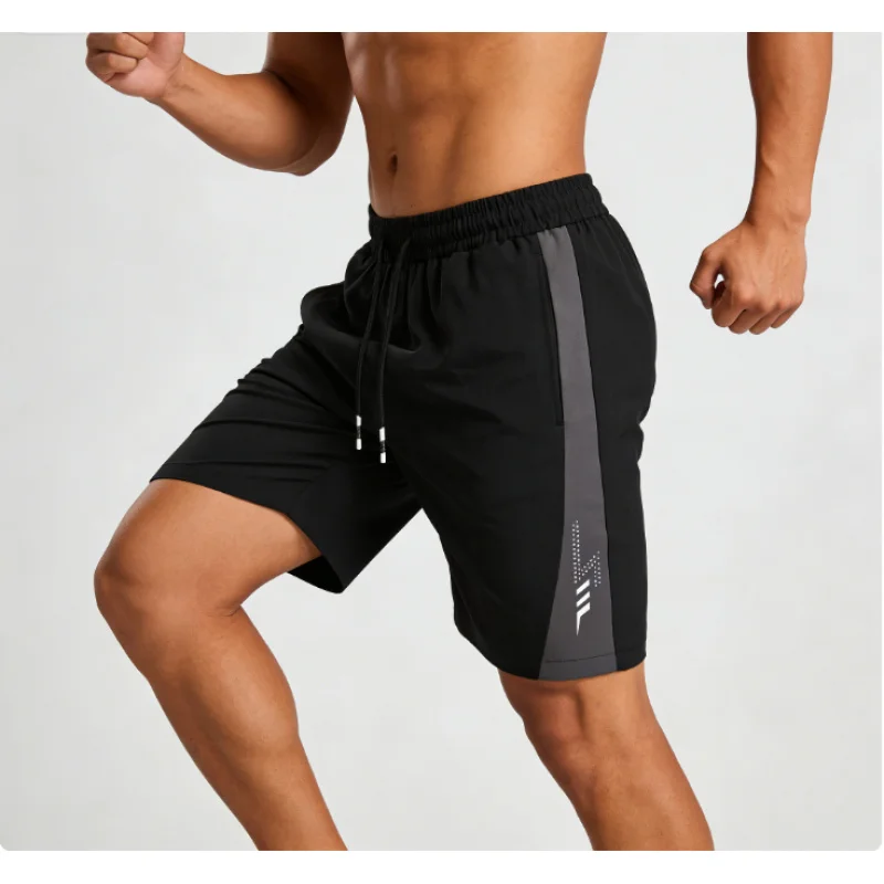 Men's Quick Dry Athletic Shorts Breathable Lightweight Running Shorts Elastic Waist Drawstring Casual Sports Shorts for Gym Work