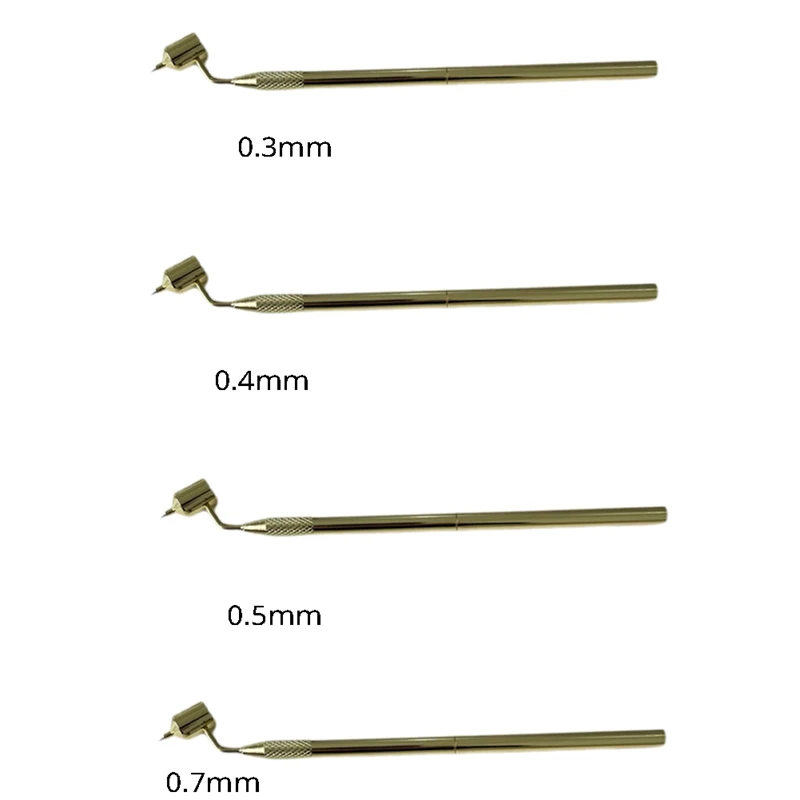 HLZS-Fine Line Liquid Pen Paint Application Pen Angled Precision Marker Pen For Rock Scratch Car Scratch Repair