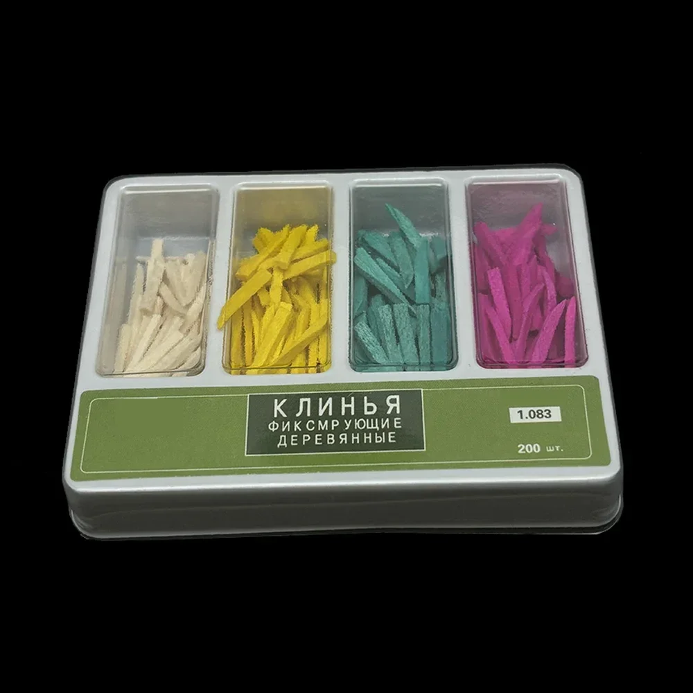 

200PCS Dental Fixing Wooden Wedges Tooth Gap Wedges Disposable Restoration Interdental Wedges Dentistry Accessories