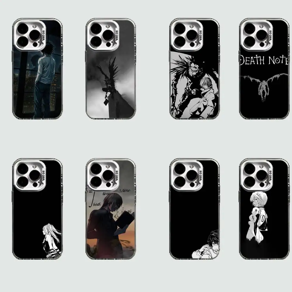 

Anime Death Note White Shockproof Phone Case For iPhone 16,15,14,13,12,11,Pro,XS,Max,Plus,Mini,SE