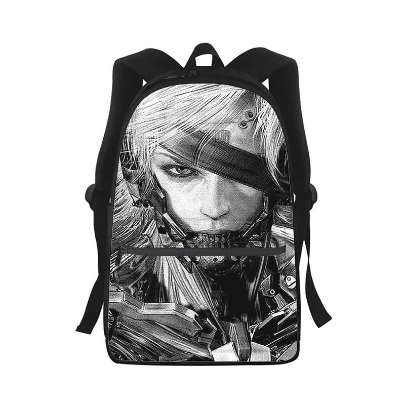 

Metal Gear Rising Men Women Backpack 3D Print Fashion Student School Bag Laptop Backpack Kids Travel Shoulder Bag