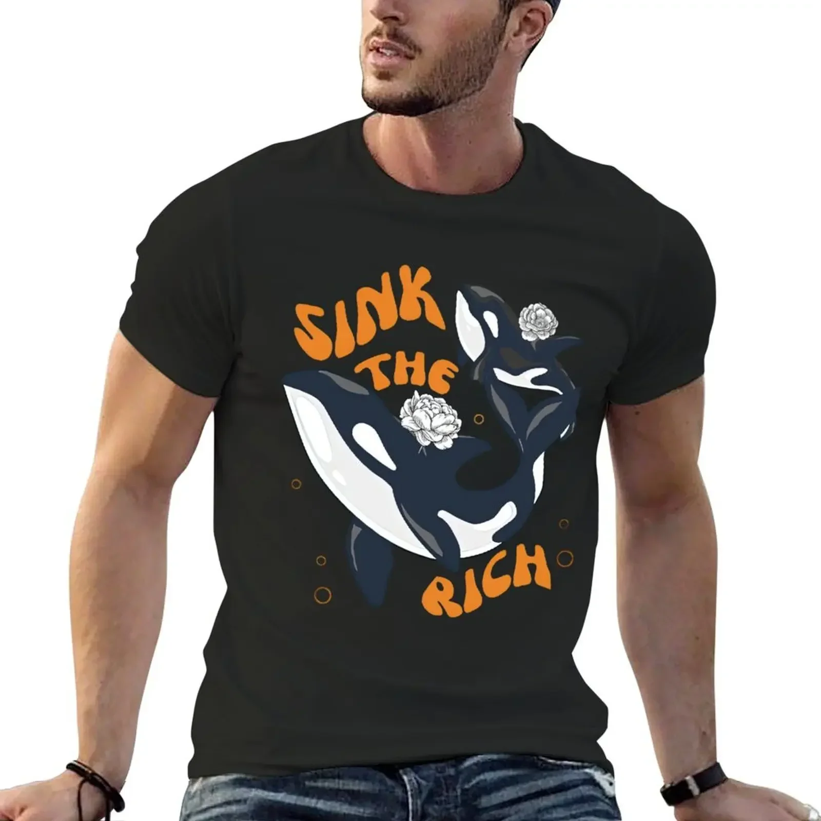 Sink The Rich - Gladis the Orca T-Shirt plus size tops custom shirt shirts men graphic