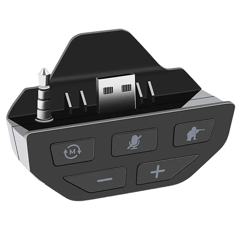 

A75Q-Headphone Game Controller Sound Enhancer For One S/X/XSX/XSS/ELITE/2 Gamepad Headset Adapter With 3.5Mm Audio Jack