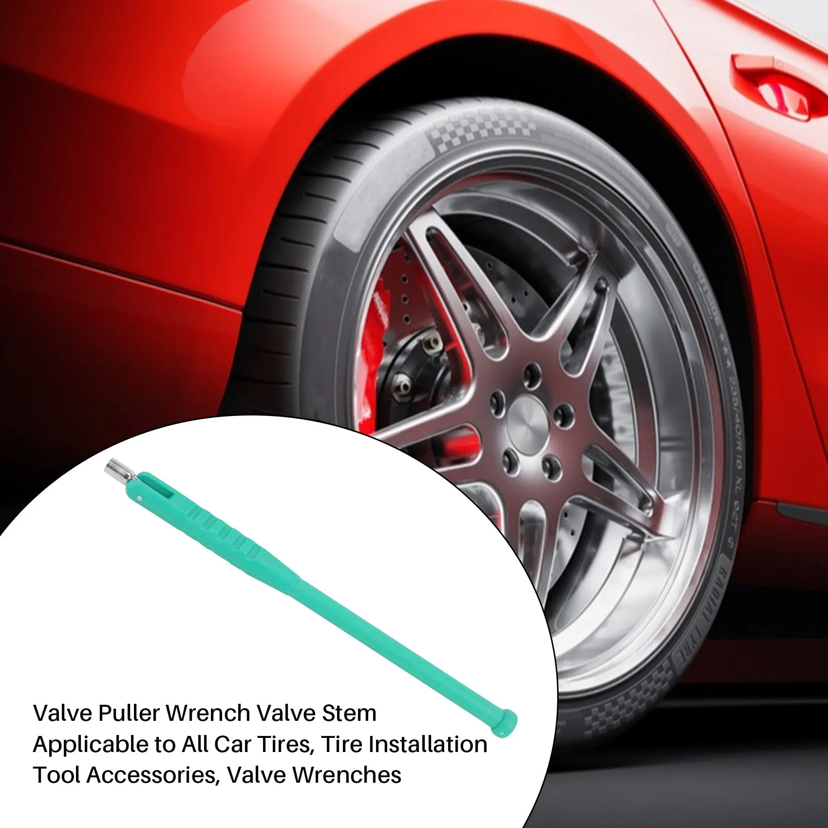 Valve Puller Wrench Valve Stem Applicable to All Car Tires, Tire Installation Tool Accessories, Valve Wrenches